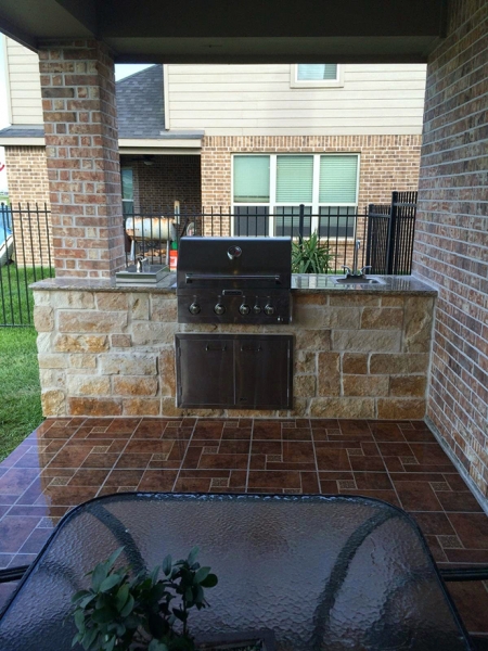 Katy, Texas Outdoor Kitchen